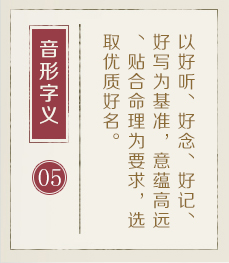 潍坊起名流程五